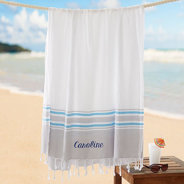 embroidered beach towels personalized
