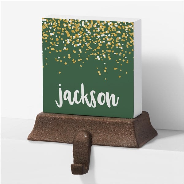 Sparkling Name Personalized Stocking Holders - 24579