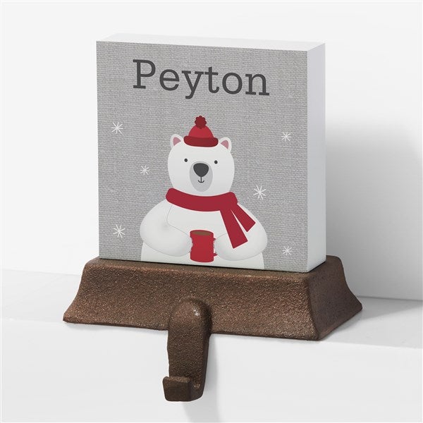 Wintry Cheer Personalized Stocking Holders - 24583
