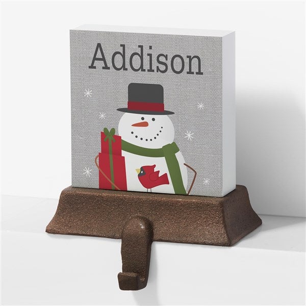 Wintry Cheer Personalized Stocking Holders - 24583