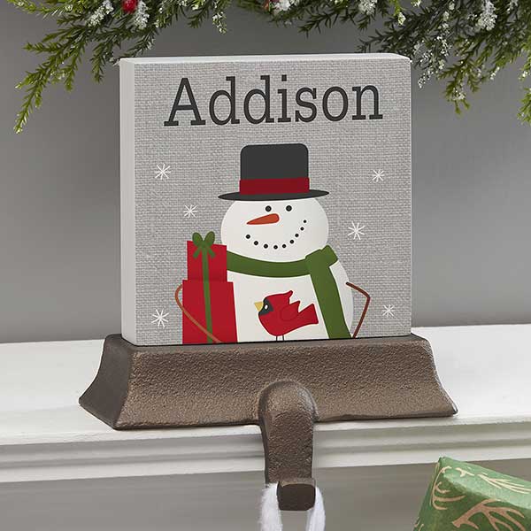 Wintry Cheer Personalized Stocking Holders - 24583