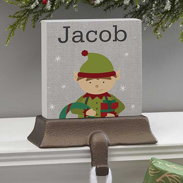 Wintry Cheer Personalized Stocking Holders - 24583