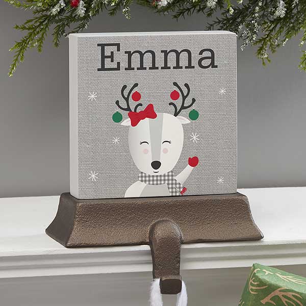 Wintry Cheer Personalized Stocking Holders - 24583