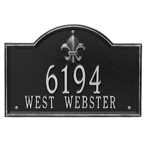 Bayou Vista Personalized Aluminum Address Plaques - 24633