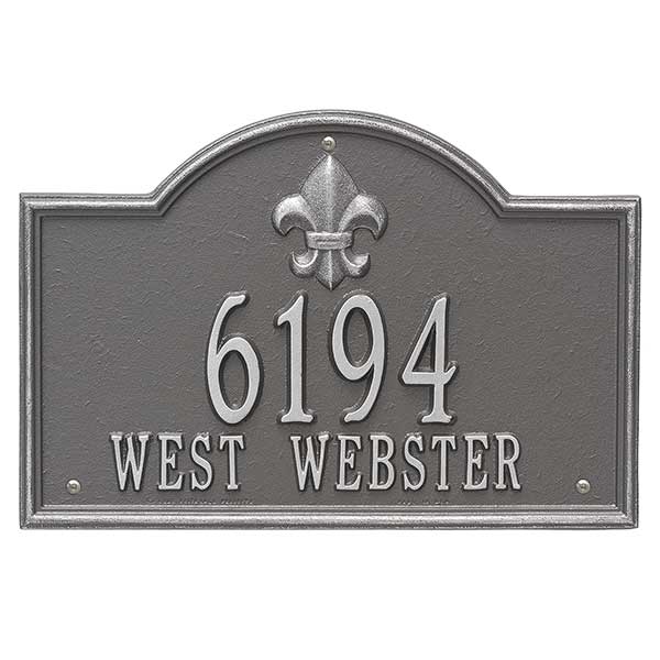 Bayou Vista Personalized Aluminum Address Plaques - 24633