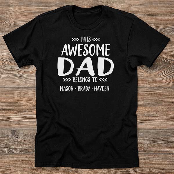 Awesome Dad Personalized T-Shirt