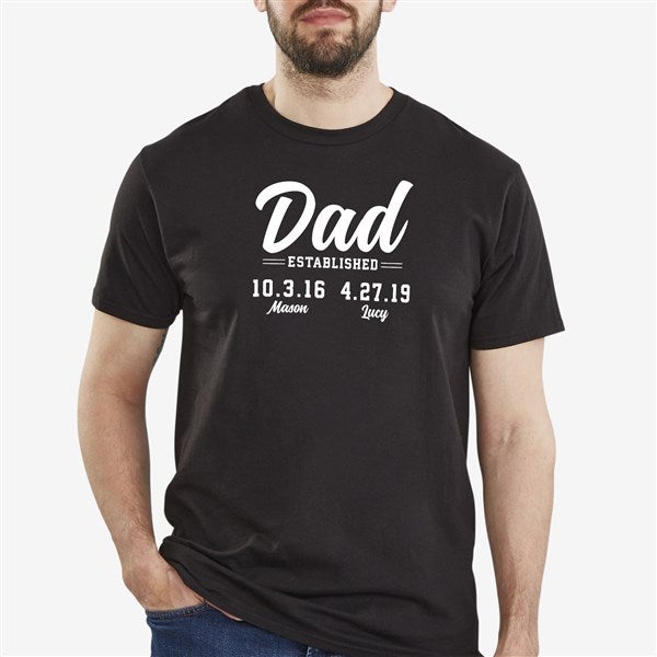 Personalized Dad Established Clothes - 24709