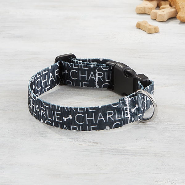 Pet Repeating Name Personalized Dog Collars - 24712