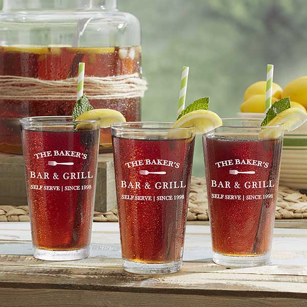 Personalized Everyday Drinking Glasses - Family Market - 24731