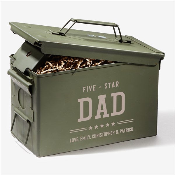 Personalized Ammo Box Gift For Dad - 24752