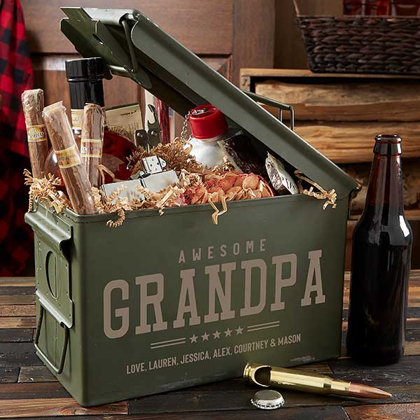 Five Star Grandpa Personalized Ammo Box
