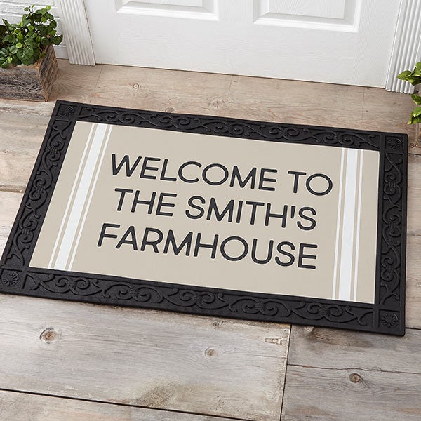 Farmhouse Expressions Personalized Doormat 20x35