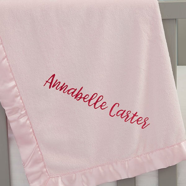 Personalized Custom Embroidered Baby Blankets - 24795