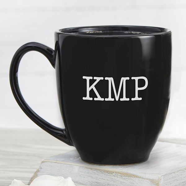 Personalized Bistro Mugs - Name, Monogram, Initial - 24832