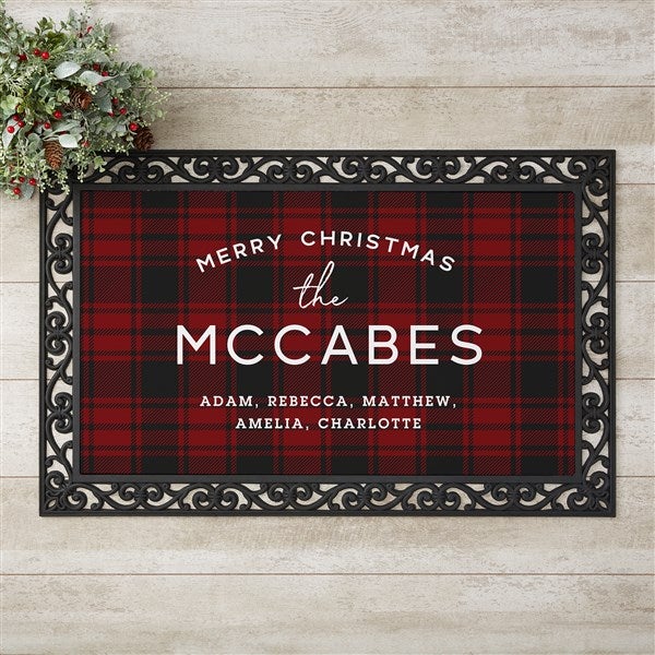 Personalized Christmas Doormats - Woodsy Winterland - 24841