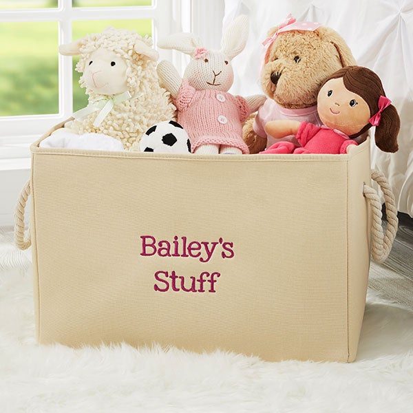 Kid's Room Personalized Storage Totes - 24864