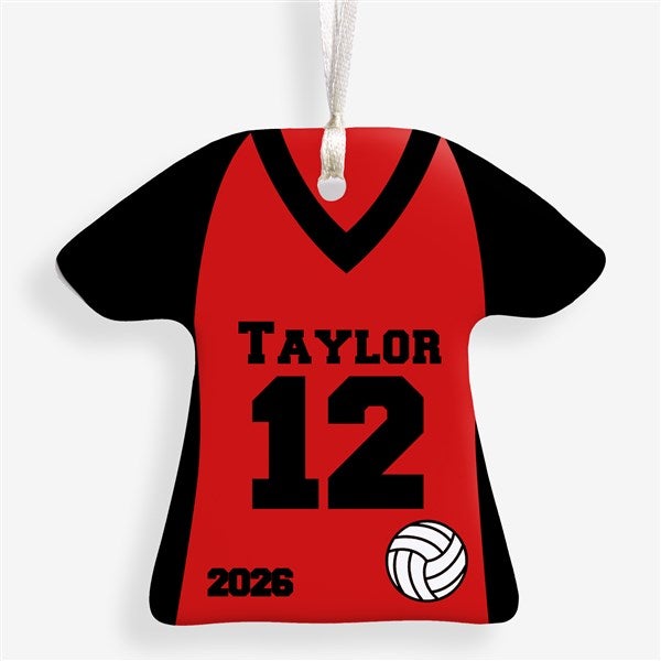 Personalized Volleyball Ornament - Volleyball Sports Jersey - 24912