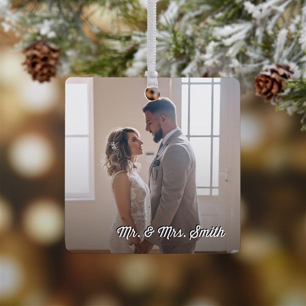 Wedding Photo Memories Personalized Photo Ornaments - 24917