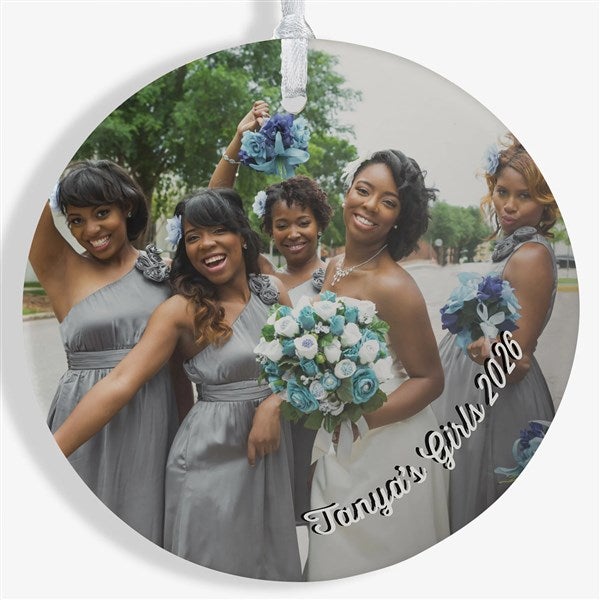 Wedding Photo Memories Personalized Photo Ornaments - 24917