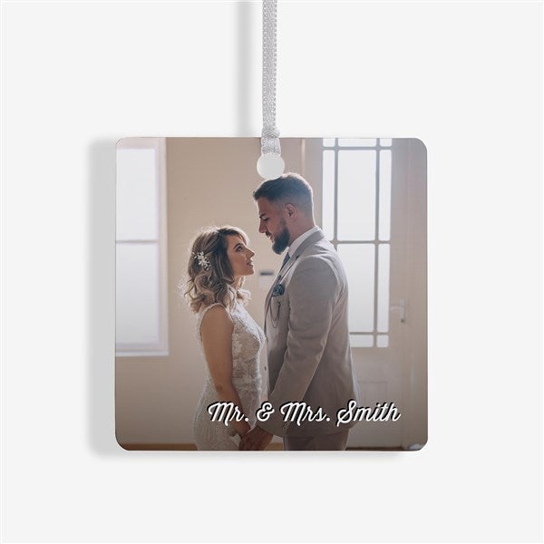 Wedding Photo Memories Personalized Photo Ornaments - 24917