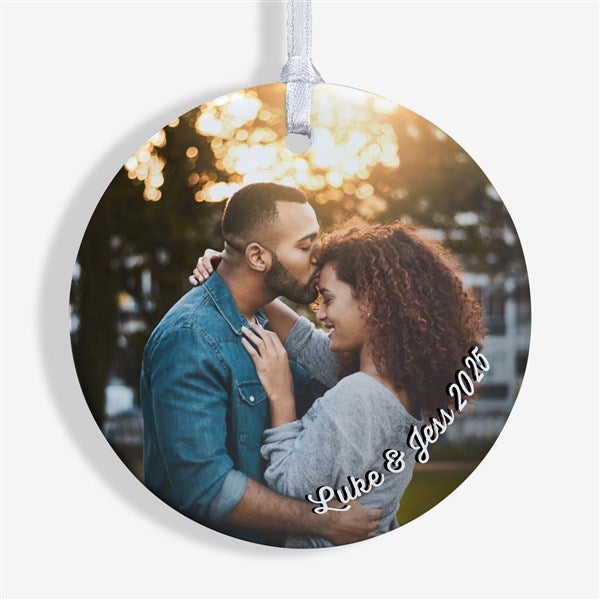 Cute Couple Photo Memories Personalized Photo Ornaments - 24918