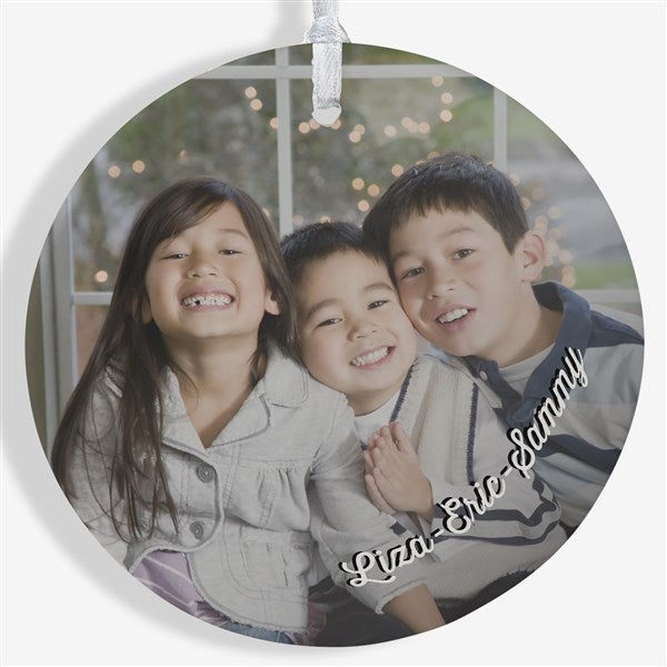 Kids Photo Memories Personalized Photo Ornaments - 24919