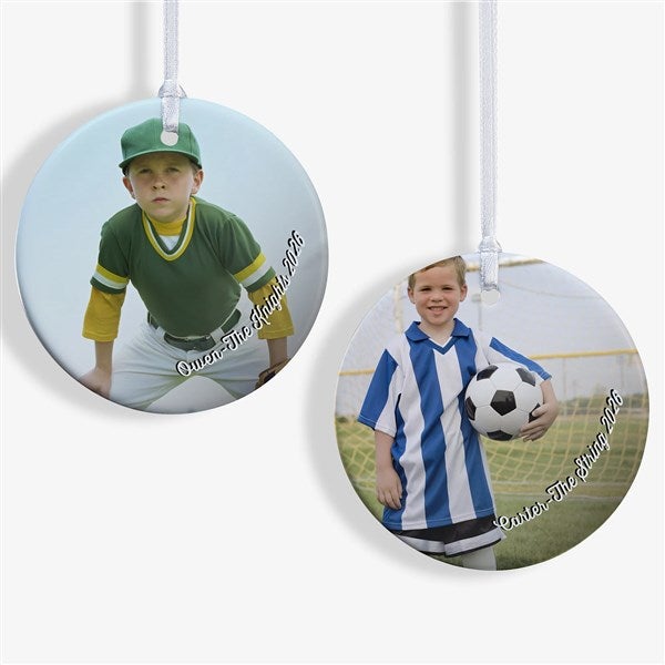 Kids Photo Memories Personalized Photo Ornaments - 24919