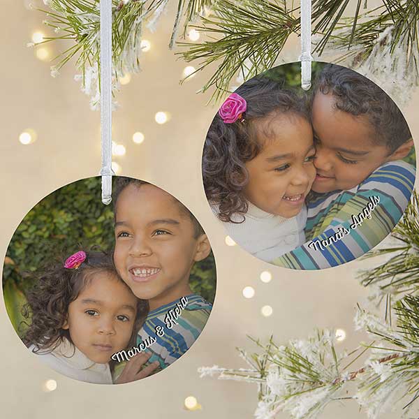 Kids Photo Memories Personalized Photo Ornaments - 24919