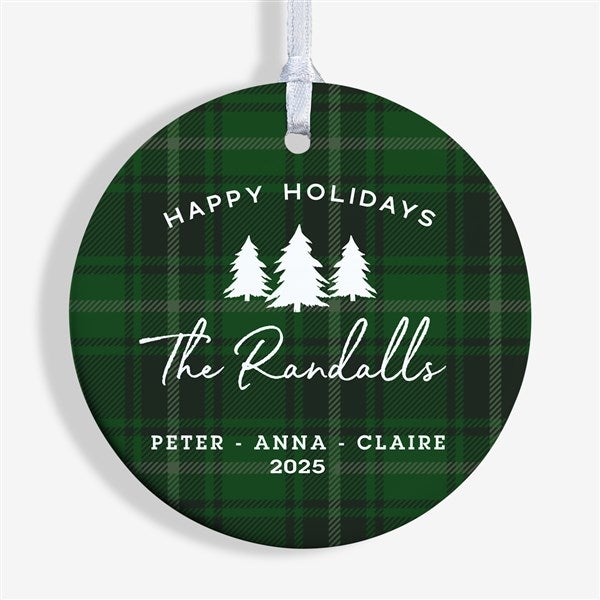 Personalized Christmas Ornaments - Woodsy Winterland - 24925