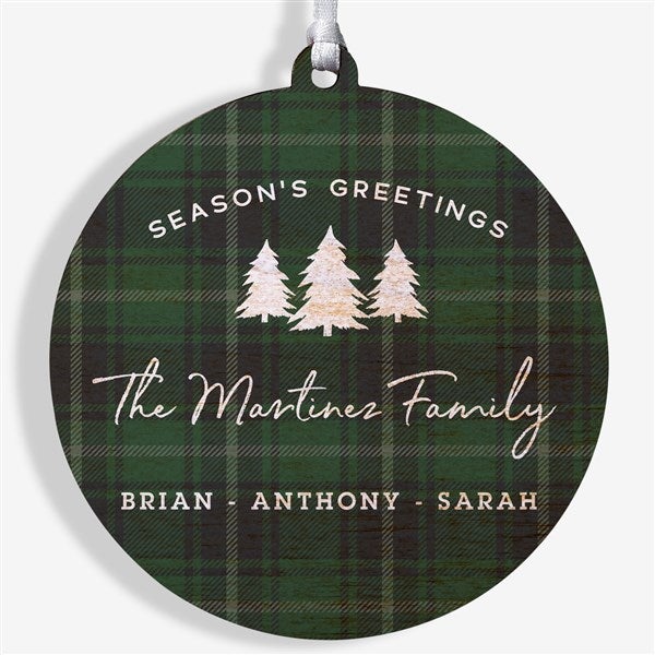 Personalized Christmas Ornaments - Woodsy Winterland - 24925