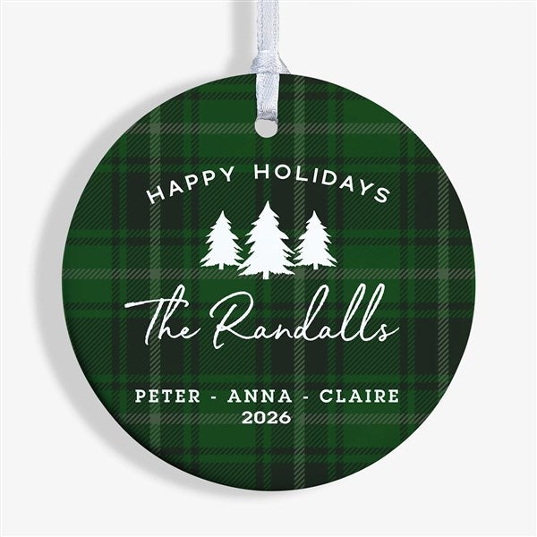 Personalized Christmas Ornaments - Woodsy Winterland - 24925