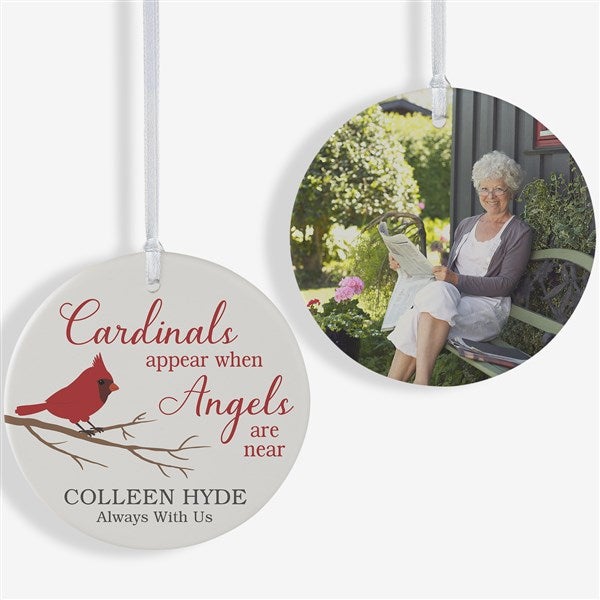 Personalized Cardinal Memorial Ornaments - 24928