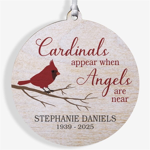 Personalized Cardinal Memorial Ornaments - 24928