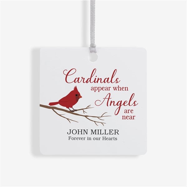 Personalized Cardinal Memorial Ornaments - 24928