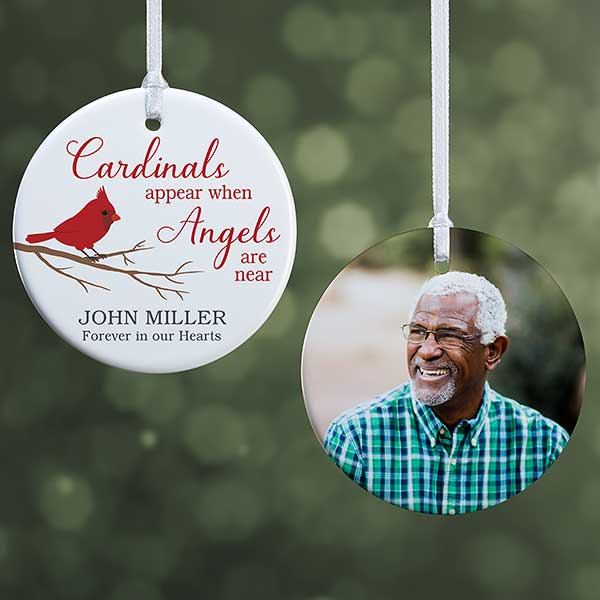 Personalized Cardinal Memorial Ornaments - 24928