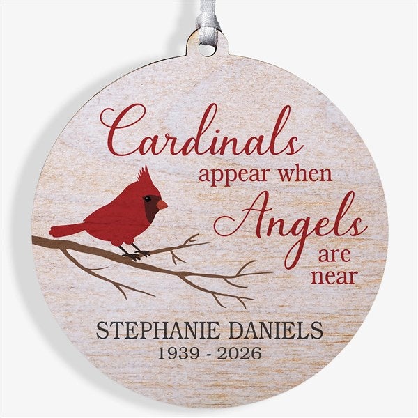 Personalized Cardinal Memorial Ornaments - 24928