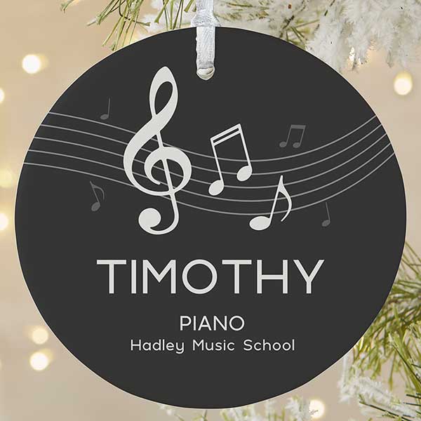 Musical Arts Personalized Christmas Ornaments - 24934