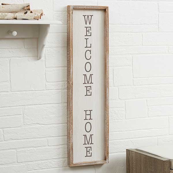 Personalized Rustic Signs - Vertical Barnwood Framed Signs - 24939