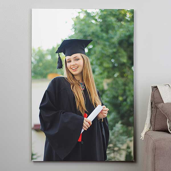 Graduation Photo Memories Canvas Print 28x42