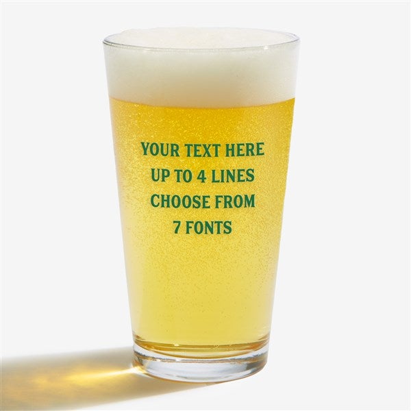 Custom Printed Beer Glasses - 24997