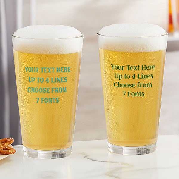 Custom Printed Beer Glasses - 24997