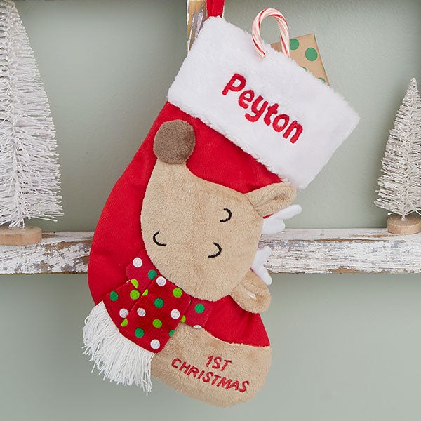 personalized first christmas stocking