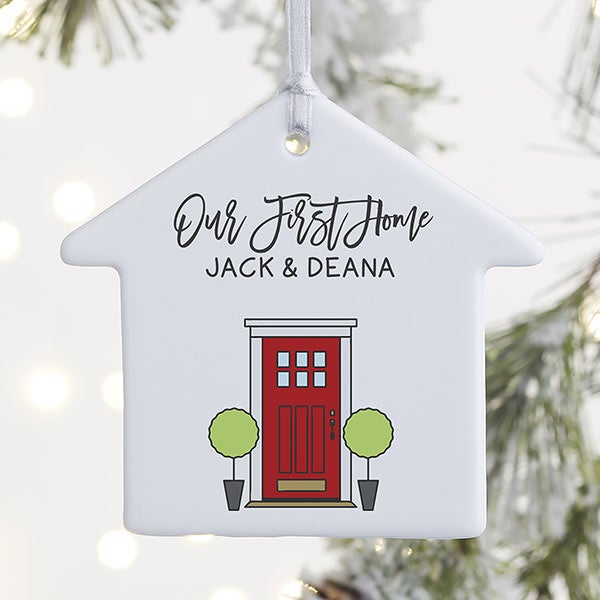 Front Door Welcome Personalized House Ornaments - 25078