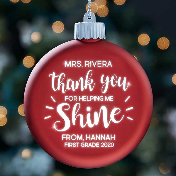 red glass ornaments