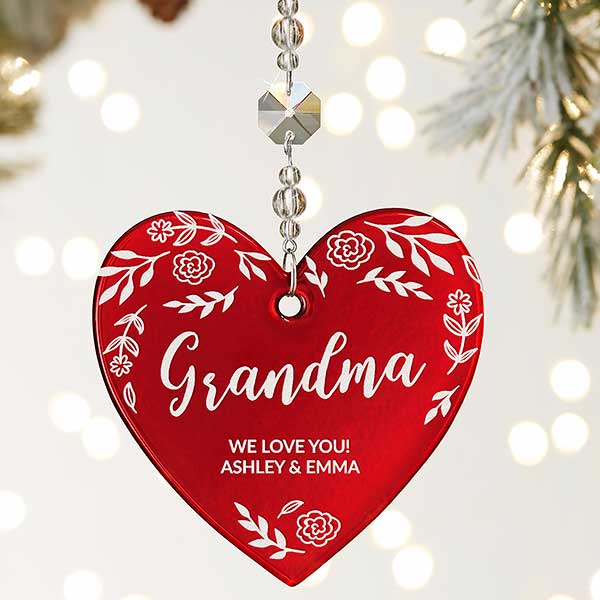 red glass ornaments