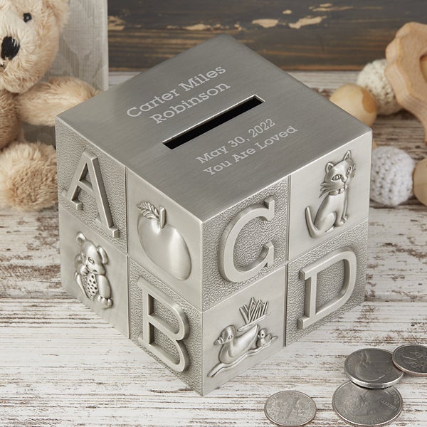 Pewter Helicopter Money Box Birth Born Baby Shower Gift Christening NEW 