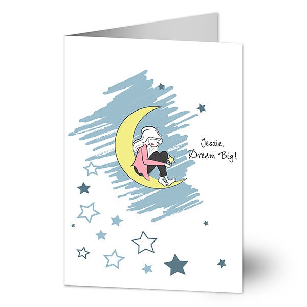 Dream Big Personalized Greeting Card by philoSophie's - 25172