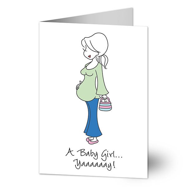 Mom to Be Personalized Greeting Card by philoSophie's - 25173