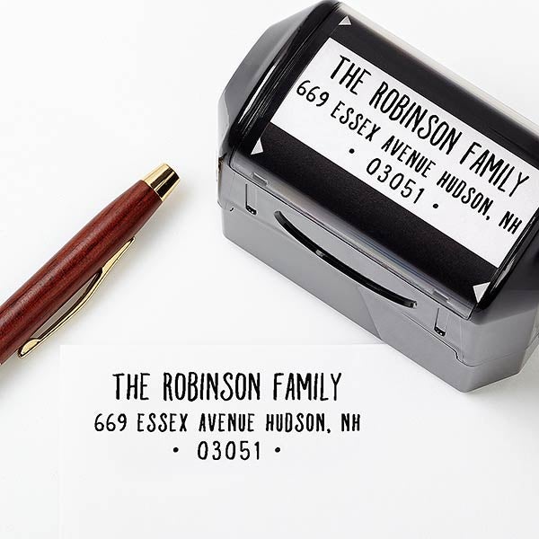 Modern Style Personalized Address Stamp - 25259