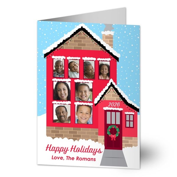 Christmas Home Personalized Holiday Photo Cards - 25294